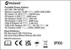 Outwell Akira 300 Power Station Draagbare Lithiumaccu -Buitenwinkel 1070 1900 9f7df4ed c5db 4795 9fdb 697116fe000d 1280x960