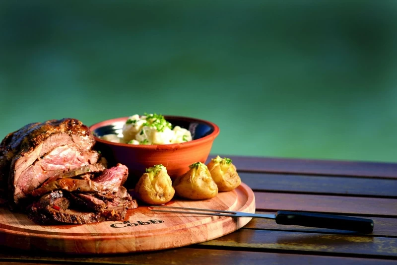 Cobb Pro Houtskoolbarbecue - Grijs 4 Cobb Pro Houtskoolbarbecue - Grijs - Afbeelding 4