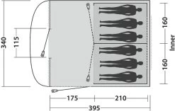 Easy Camp Edendale 600 Tunneltent 6 Persoons - Grijs -Buitenwinkel 1278 1900 88606f57 e3cb 4c30 8898 4536f255e167 1280x960
