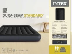 Intex Classic Luchtbed - Tweepersoons - Ingebouwde Elektrische Pomp -Buitenwinkel 1423 1900 64148nd pkg 2023 300