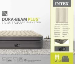 Intex Prime Comfort Luchtbed - Queensize - Ingebouwde Elektrische Pomp -Buitenwinkel 1621 1900 64164nd pkg 2023 300