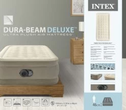 Intex Ultra Plush Luchtbed - Eenpersoons - Ingebouwde Elektrische Pomp -Buitenwinkel 1663 1900 64426nd pkg 2023 300