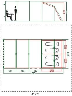 Coleman Meadowood 4L Tunneltent - 4 Persoons -Buitenwinkel 614 1200 meadowood 4l 5 1