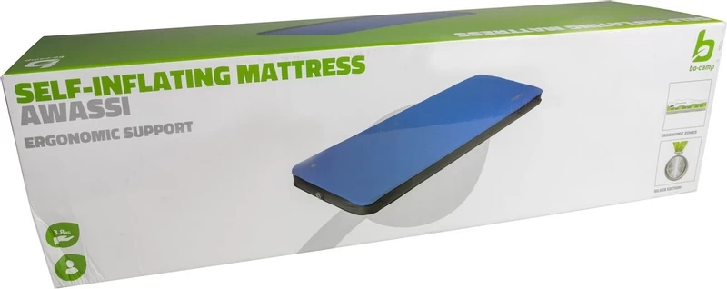 Bo-Camp Awassi Silver Zelfopblazende Slaapmat 9 Bo-Camp Awassi Silver Zelfopblazende Slaapmat - Afbeelding 9