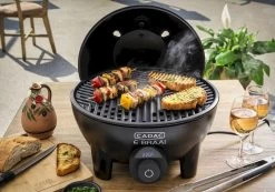 CADAC E-Braai Elektrische Barbecue - Zwart -Buitenwinkel 842 1200 e braai food 2