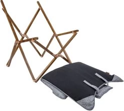 Bo-Camp Urban Outdoor Bloomsbury Vlinderstoel - Grijs - M -Buitenwinkel 900 1006 1200369 9