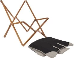 Bo-Camp Urban Outdoor Bloomsbury Vlinderstoel - Beige - L -Buitenwinkel 900 1148 1200354 06