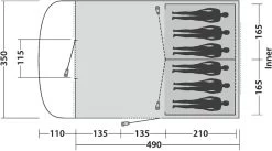 Easy Camp Palmdale 600 Tunneltent - 6 Persoons -Buitenwinkel 900 1322 d1c7c481 31f5 427b 8016 677c10476fce 1280x960