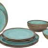 Bo-Camp Halo Melamine Serviesset - 12-delig - Aqua