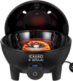 CADAC E-Braai Elektrische Barbecue - Zwart -Buitenwinkel 900 764 5840 20 04 e braai 40 16