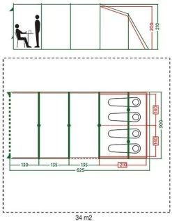 Coleman Vail Tunneltent - 4 Persoons -Buitenwinkel 972 1900 coleman vail tunneltent 4 persoons 2