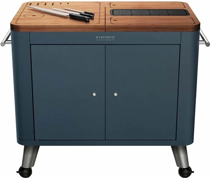 Everdure Barbecue Prep Kitchen - Antraciet/blauw 1 Everdure Barbecue Prep Kitchen - Antraciet/blauw