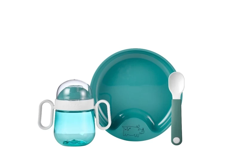 Mepal Mio Babyserviesset - 3-delig - Turquoise 1 Mepal Mio Babyserviesset - 3-delig - Turquoise