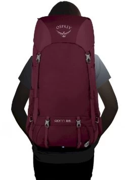 Osprey Renn Backpack - 50 Liter - Paars -Buitenwinkel osprey renn 65 oplichaam 1